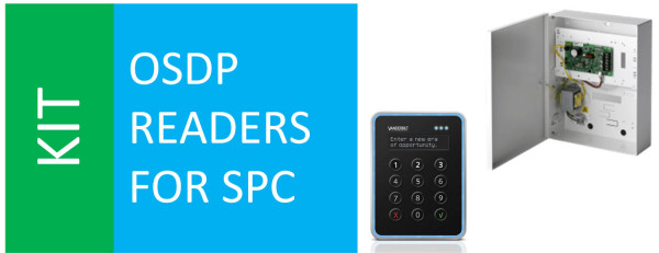 SPCP433 + VR40S-MF + SPC OSDP Konverter Kit